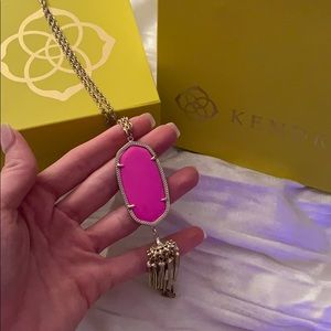 Kendra Scott Hot Pink Necklace